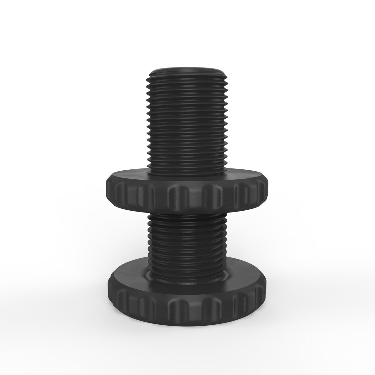 Bolt Bell Double-Nut attachment for adding multiple weight plates